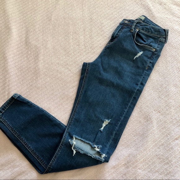 topshop ripped jeans high waisted
